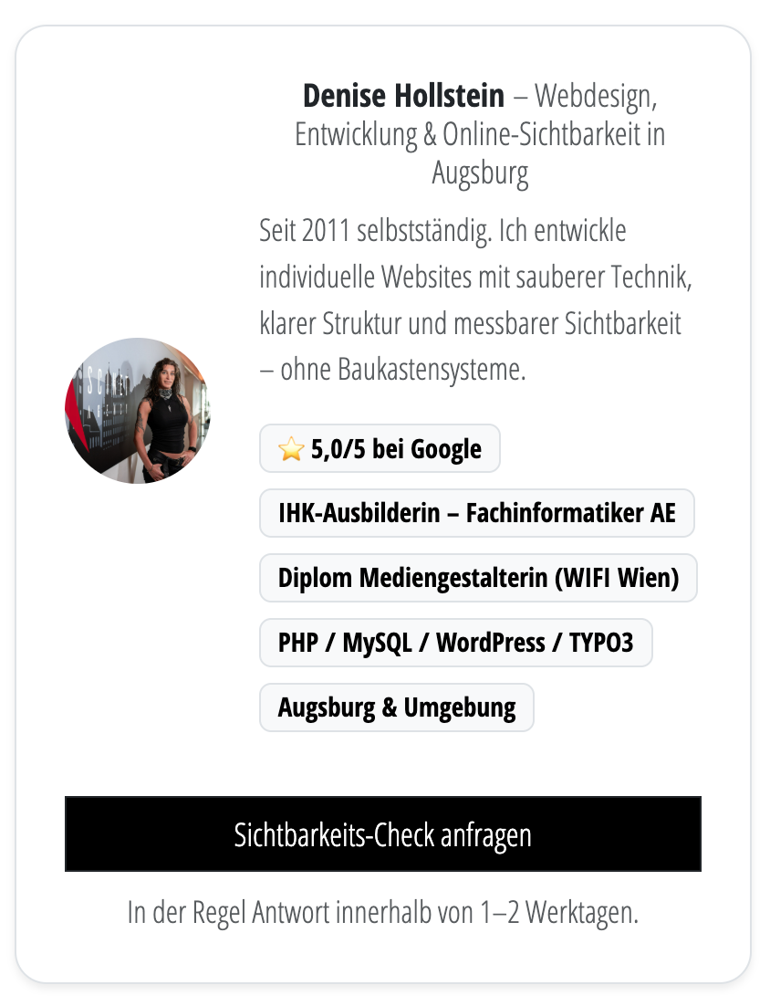 Example of a trust box with Google reviews