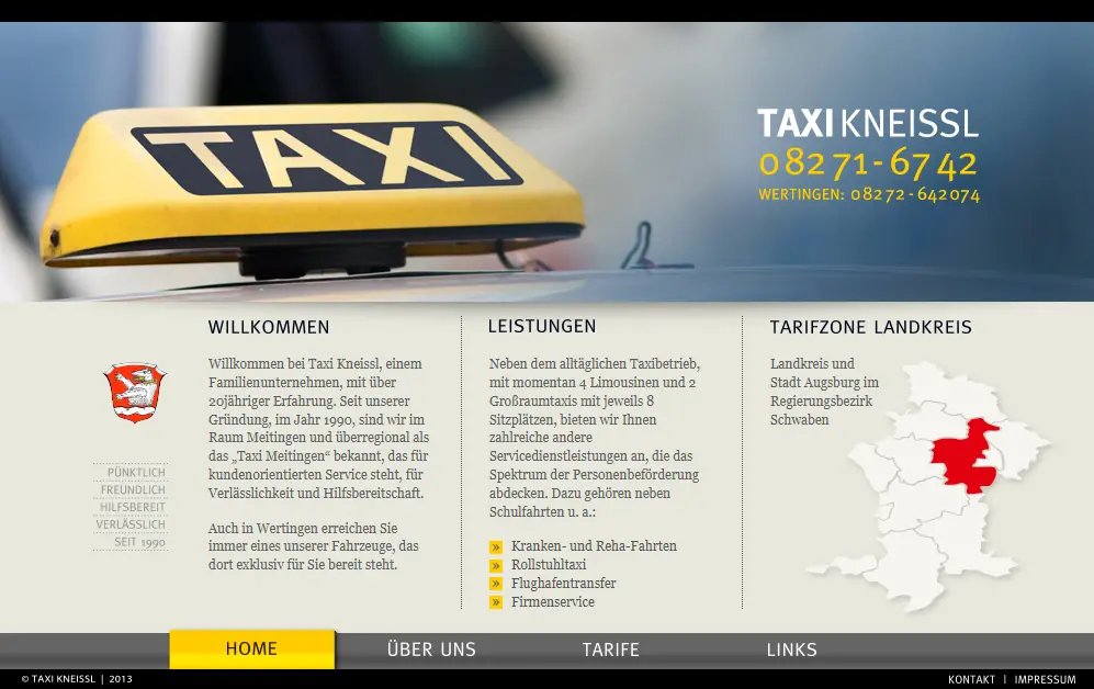 Projektansicht: Taxi Kneissl – 1