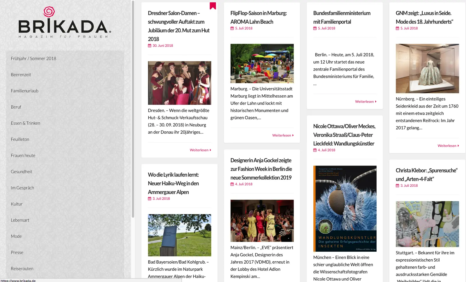 Projektansicht: Brikada Magazin – 1