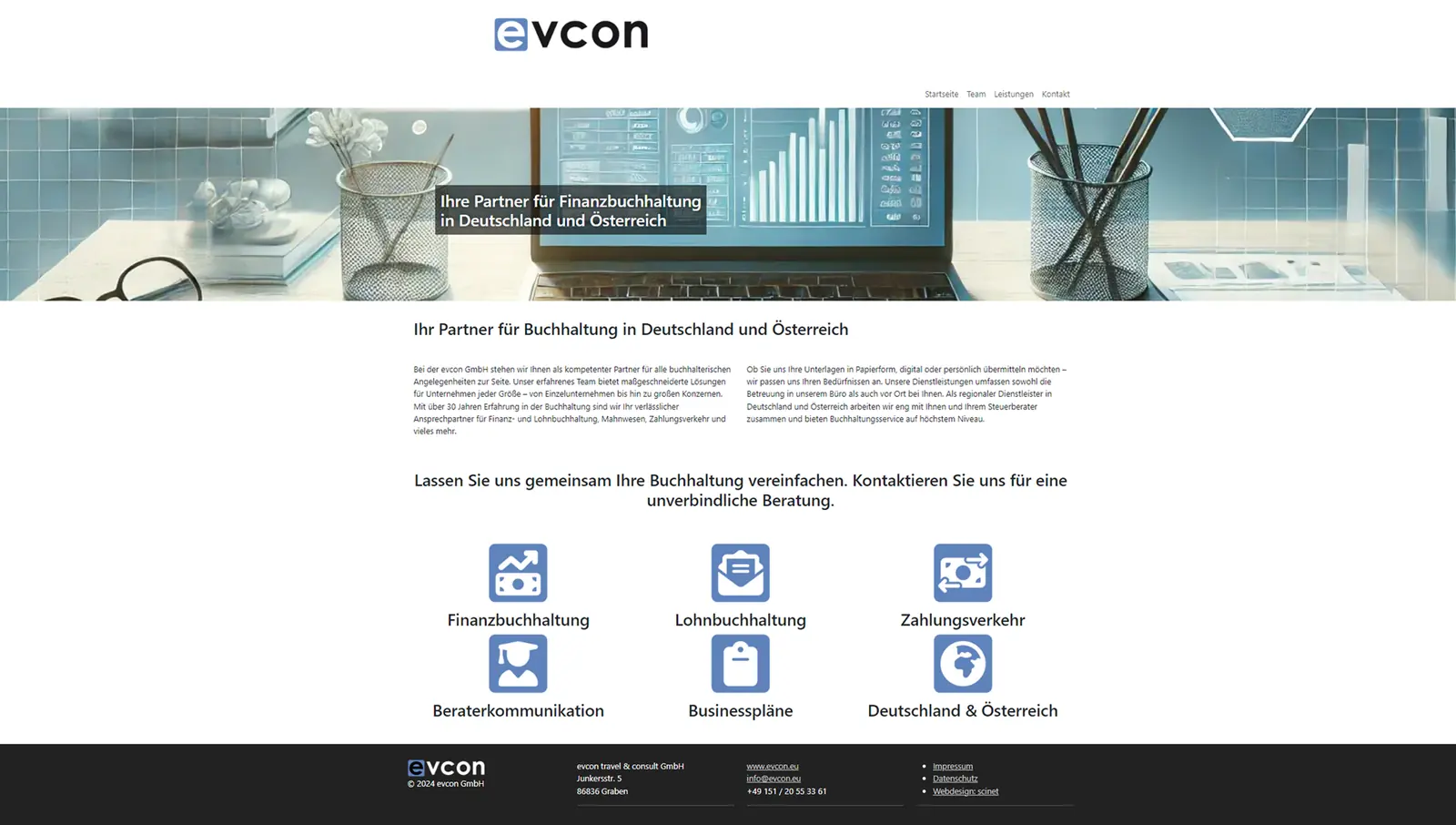 Projektvorschau: evcon GmbH