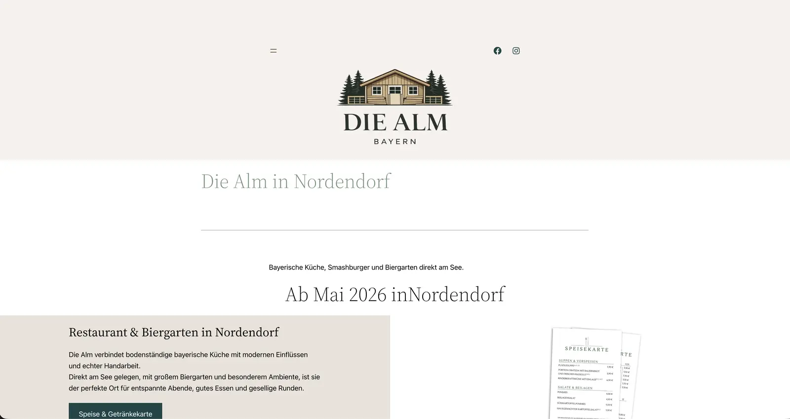 Projektansicht: Die Alm Bayern – 1
