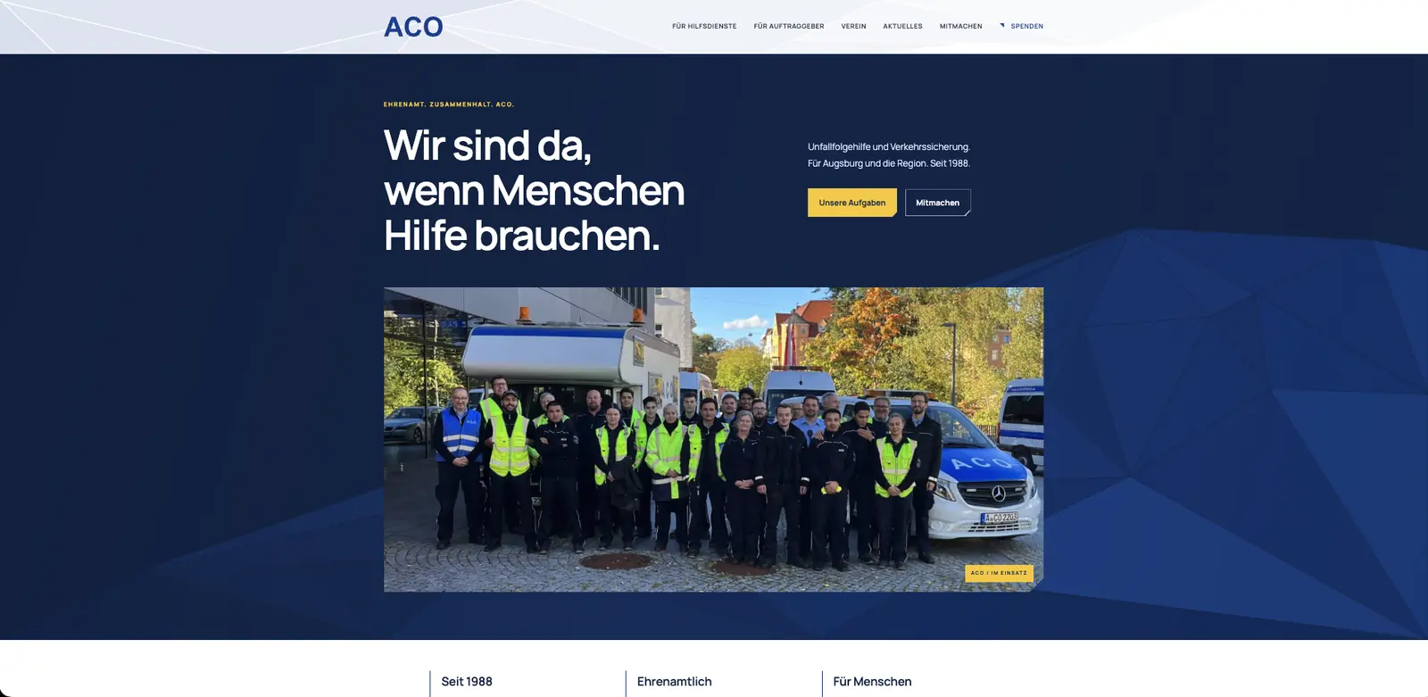 Projektansicht: ACO - Augusta Club Ordnungsdienst – 1