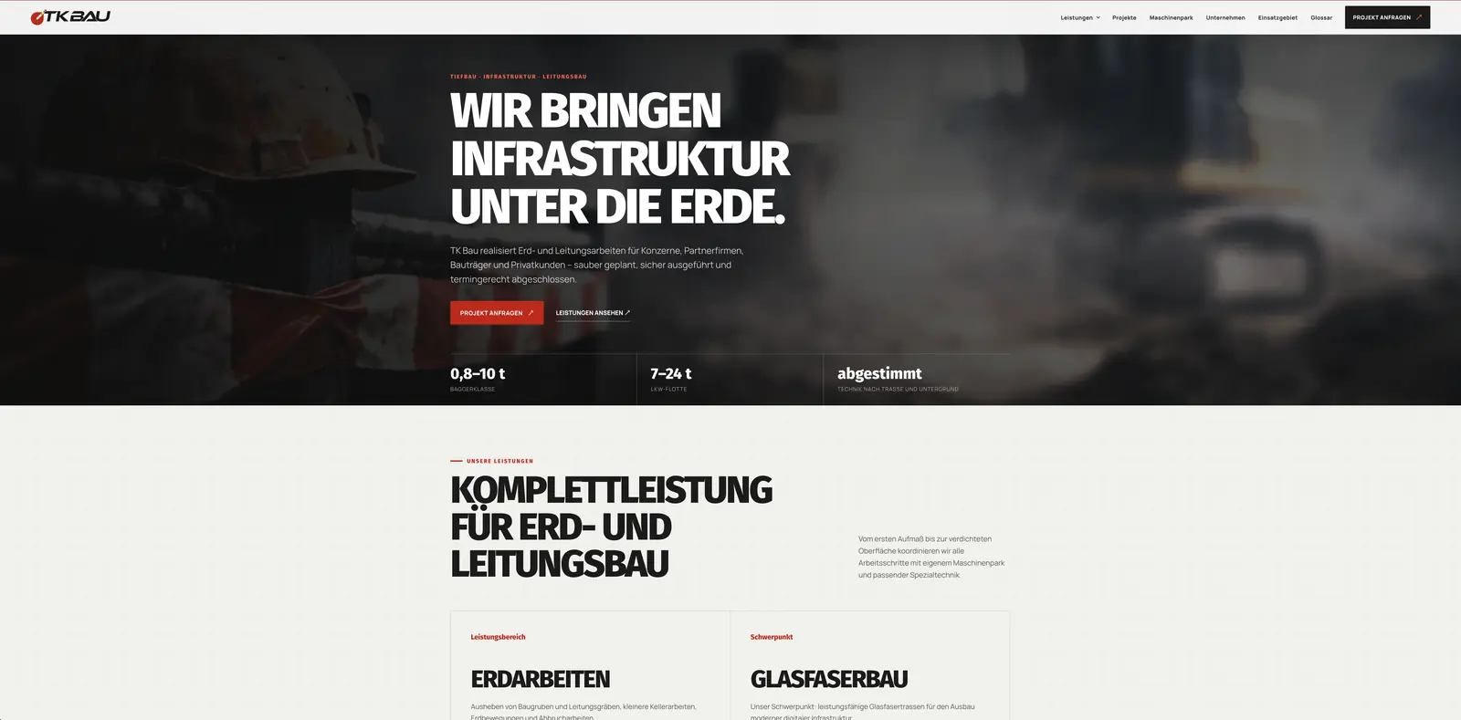 Projektvorschau: TK-Bau GmbH