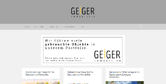 Projekt: Geiger Immobilien