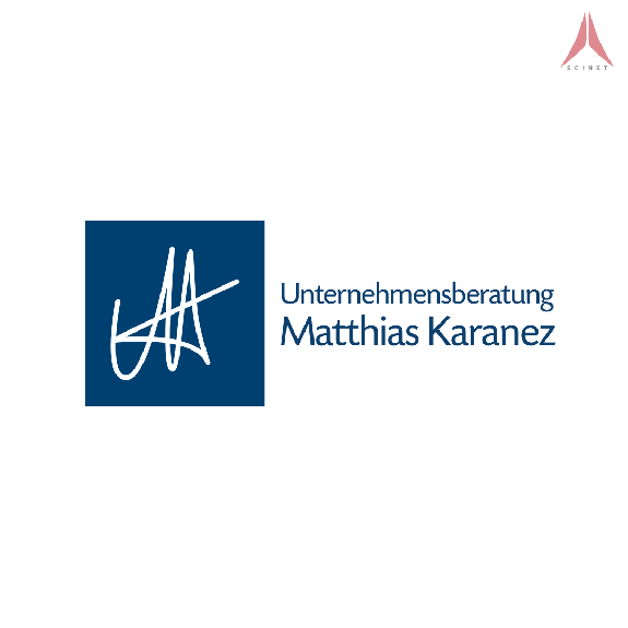 Logo-Design für Matthias Karanez Unternehmensberatung – gestaltet von scinet studio Augsburg