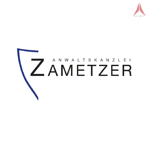 Logo-Design für Zametzer Anwaltskanzlei – gestaltet von scinet studio Augsburg