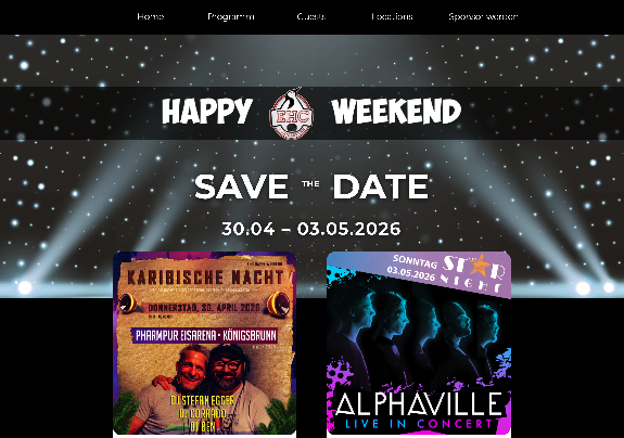 Projekt: EHC Happy Weekend